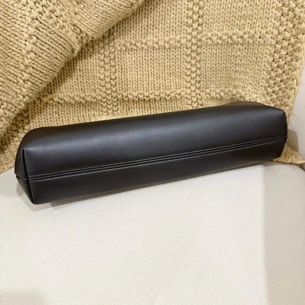 Anthropologie Claire Vegan Leather Turnlock Clutch